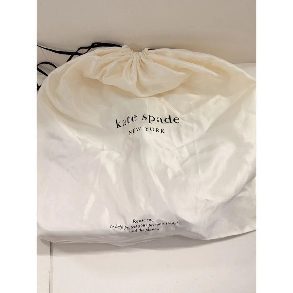 Kate Spade Lilac Pebbled Leather Woven Shoulder Crossbody Bag Dust Bag Included